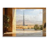 Puzzle 3000 Pièces Adultes, Puzzle Paysage pour Adulte Débutant, 122x80 cm Grand Puzzles Dubaï avec Boite, Jeu de Concentration pour Adultes, Puzzles Bois pour Décoration Maison, Cadeau Femme, -1398