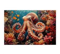 Puzzle 3000 Pièces Adultes, Puzzle Pieuvre pour Adulte, Grand Puzzles Bois avec Boite Cadeau 122x81cm, Jeu de Concentration pour Adultes, Decoration Noel, Idee Cadeau Femme Homme, Thème: Océan, U-77