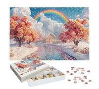 Puzzle 3000 Pièces Adultes, Puzzle Printemps pour Adulte et Enfants, Grand Puzzles Bois avec Boite, Jeu de Concentration pour Adultes, 3000 Pièces Puzzles Fantaisie pour Décoration Murale, -6874