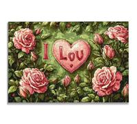 Puzzle 3000 Pièces Adultes, Puzzle Rose pour Adulte Débutant, 122x80 cm Grand Puzzles Amour avec Boite, Jeu de Concentration pour Adultes, Puzzles Bois pour Décoration Maison, Cadeau Femme, -2860