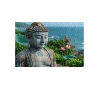 Puzzle 3000 Pieces Adultes Zen Puzzle 3000 Pieces Bois Fleur, Puzzles Classiques Jeux Réflexion pour Toute la Famille Réunie, Puzzles Adulte pour Printemps Decoration Murale 80 x 120Cm LZPT-03988