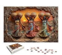 Puzzle 3000 Pièces Afrique, Puzzle 3000 Pièces pour Adultes et Enfants à Partir de 14 Ans, Paysage Puzzles Bois avec Une Boîte d'emballage Exquise, Puzzles pour Décoration Murale, Cadeau Femme, -6746