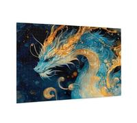 Puzzle 3000 Pièces Anime Puzzle Adultes Dragon Motif avec avec Boîte Cadeau, DIY Wooden Puzzl Enjoy Activités de défi Familial pour Tableau Decoration Murale, Cadeau Homme/Femme 81 x 122 cm -1273Y