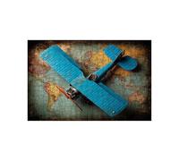 Puzzle 3000 Pieces Avion Puzzle 3000 Pieces Adultes Carte du Monde, DIY Bois Puzzles Adulte avec Boîte en Papier Coloré, Puzzles 80 x 120Cm pour Soulager Le Stress Decoration Murale LZPT-04531