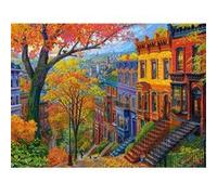 Puzzle 3000 pièces : Colline de la ville d'automne Castorland