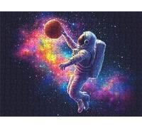 Puzzle 3000 Pieces - Couleur Astronaute 122x81 cm Puzzles pour Adultes - Puzzle 3000 Pièces Adultes - avec Une Boîte d'emballage Exquise - Jeu d'Activités Familiales - Cadeau Femmes & Hommes s7h-155