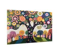 Puzzle 3000 Pièces Couleur Puzzle Adultes Arbre De La Vie Motif avec avec Boîte Cadeau,DIY Wooden Puzzl Enjoy Activités de défi Familial,Tableau Decoration Murale,Cadeau Homme/Femme 81 x 122 cm -34Y
