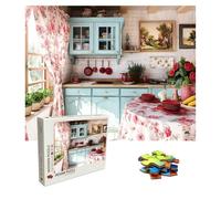 Puzzle 3000 Pièces Cuisine Puzzle Adulte Grand 122 X 81 cm, Plaque Puzzles Jeu éDucatif Défi, 3000 Pièces Jigsaw Puzzles Classiques pour Cadeau Femme Homme, Decoration Murale, Créatifs Adultes 8p-46