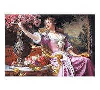 Puzzle 3000 pièces - Czachorski : La femme à la robe pourpre G