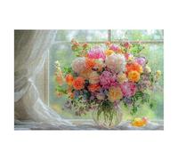 Puzzle 3000 Pieces Fleur 122x81cm Puzzle Adulte Usine de Qualité, Colorés, Supérieure Défi éducatif Jouets pour Familial Les Soirées de Jeu pour Cadeau Femme Cadeau Homme Decoration Noel Chambre J-18