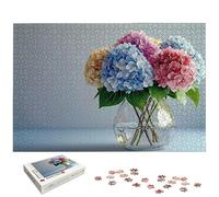 Puzzle 3000 Pièces Fleur, Puzzle 3000 Pièces pour Adultes et Enfants à Partir de 14 Ans, Coloré Puzzles Bois avec Une Boîte d'emballage Exquise, Puzzles pour Décoration Murale, Cadeau Femme, -6310