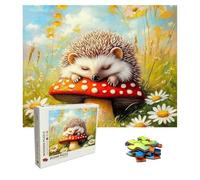 Puzzle 3000 Pièces hérisson Puzzle Adulte Grand 122 X 81 cm, Champignon Puzzles Jeu éDucatif Défi, 3000 Pièces Jigsaw Puzzles Classiques pour Cadeau Femme et Homme, Decoration Murale Maison, 8p-57