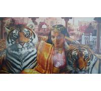 Puzzle 3000 pièces Inde et tigres