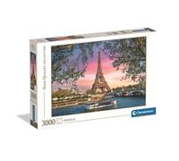 Clementoni - Puzzle 3000 Pièces Iron Lady in Pink - 14 Ans et + - Jeu de société Grand Format, Ville Iconique Artistique - Idée Cadeau