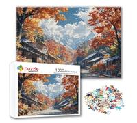 Puzzle 3000 Pièces Japon, Puzzle Paysage 122 x 80 cm, Adulte Bricolage Jouet en Bois, Jeu D'Intelligence Familiales Exigeantes avec Emballage de Boîte Exquis, Décoration Murale, Cadeaux Femme U-9
