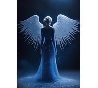 Puzzle 3000 Pièces Jeux éducatif Défi Jouets Anges en Jupe Bleue Puzzles Classiques Puzzle DIY Cadeaux de l'art de la Décoration Moderne
