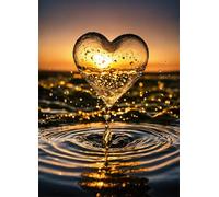 Puzzle 3000 Pièces Jeux éducatif Défi Jouets Gouttes d'amour Puzzles Classiques Puzzle DIY Cadeaux de l'art de la Décoration Moderne