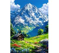 Puzzle 3000 pièces Jeux éducatif Défi Jouets Paysage de Chalet de Montagne Puzzles Classiques Puzzle DIY Cadeaux de l'art de la Décoration Moderne