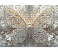 Puzzle 3000 Pieces - Lumière Papillon 122x81 cm Puzzles pour Adultes - Puzzle 3000 Pièces Adultes - avec Une Boîte d'emballage Exquise - Jeu d'Activités Familiales - Cadeau Femmes & Hommes s7h-217