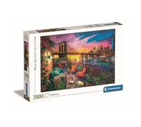 Puzzle 3000 pièces Clementoni Manhattan Balcony Sunset E