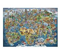 Anatolian Puzzle Merveilleuse Carte du Monde 3000 pièces