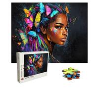 Puzzle 3000 Pièces Papillon Puzzle Adulte Grand 122 X 81 cm, Beauté Puzzles Jeu éDucatif Défi, 3000 Pièces Jigsaw Puzzles Classiques pour Cadeau Femme Homme, Decoration Murale, Créatifs Adultes 8p-259