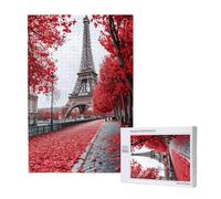 Puzzle 3000 Pieces Paris Grand Puzzle Classiques en Bois pour Adultes, Jeux Amusants/Colorés/Impossible/Difficiles, Cadeau d'anniversaire ou de Vacances pour la Famille ou Les Amis - Arbre 2T-1701