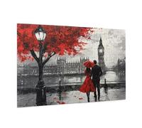 Puzzle 3000 Pièces Paris Puzzle Adultes Amoureux Motif avec avec Boîte Cadeau, DIY Wooden Puzzl Enjoy Activités de défi Familial pour Tableau Decoration Murale, Cadeau Homme/Femme 81 x 122 cm -1140Y