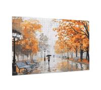 Puzzle 3000 Pièces Paris Puzzle Adultes Rue Motif avec avec Boîte Cadeau, DIY Wooden Puzzl Enjoy Activités de défi Familial pour Tableau Decoration Murale, Cadeau Homme/Femme 81 x 122 cm -5Y