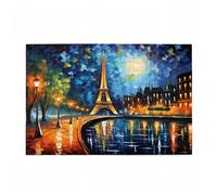 Puzzle 3000 Pieces Paris Puzzle Arbre 3000 Pièces Grand Adultes Difficile Jigsaw en Bois Avec Boîte Cadeau, Challenge Impossible Créatif Jeu pour Adulte, Decoration Maison, Cadeau Femme 81x122cm D-747