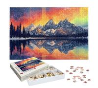 Puzzle 3000 Pièces Paysage, Puzzle 3000 Pièces Adultes et Enfants, Puzzles Bois avec Une Boîte d'emballage Exquise, Jeu Éducatif Puzzles Aurore, Decoration Maison, Cadeau Femme, Cadeau Homme, -7589