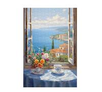 Puzzle 3000 Pieces Paysage Puzzle Cuisine 3000 Pièces Grand Adultes Difficile Jigsaw en Bois avec Boîte Cadeau, DIY Challenge Impossible Créatif Jeu pour Adulte, Decoration Maison 81x122cm D-1360
