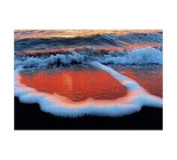 Puzzle 3000 Pieces Plage, Puzzle Adulte Vague, Puzzles Classiques Supérieure Défi éducatif Jouets pour Familial, Impossible Puzzles en Bois avec Boite pour Cadeau, Tableau Decoration Murale -1973