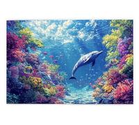 Puzzle 3000 Pièces, Puzzle 3000 Pièces Adultes en Bois, Bricolage Jeu Éducatif avec Boite Cadeau pour Adultes, Bois Épais et Résistant, Puzzles pour Décor, Idee Cadeau Femme Homme, Thème: Océan, P-77