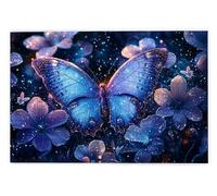 Puzzle 3000 Pièces, Puzzle 3000 Pièces Adultes en Bois, Bricolage Jeu Éducatif avec Boite Cadeau pour Adultes, Bois Épais et Résistant, Puzzles pour Décor, Cadeau Femme Homme, Thème: Papillon, P-97