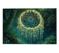 Puzzle 3000 Pièces, Puzzle 3000 Pièces Adultes en Bois, Bricolage Jeu Éducatif avec Boite Cadeau pour Adultes, Bois Épais et Résistant, Puzzles pour Décor, Cadeau Femme, Thème: Attrape-Rêves, B-31