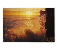 Puzzle 3000 Pièces, Puzzle 3000 Pièces Adultes en Bois, Bricolage Jeu Éducatif avec Boite Cadeau pour Adultes, Bois Épais et Résistant, Puzzles pour Décor, Idee Cadeau Femme Homme, Thème: Flots, J-75
