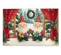 Puzzle 3000 Pièces, Puzzle 3000 Pièces Adultes en Bois, Bricolage Jeu Éducatif avec Boite Cadeau pour Adultes, Bois Épais et Résistant, Puzzles pour Décor, Idee Cadeau Femme Homme, Thème: Noël, P-3