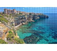 Puzzle 3000 Pieces, Puzzle Adultes 3000 Pièces Architecture, Puzzles Classiques Bois 80x120 cm Vue sur La Mer, Exquisite Papierboxverpackung, Tragbarer Netzbeutel Geeignet Ganze Familie RXPT-5173