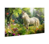 Puzzle 3000 Pièces Puzzle en Bois DIY Animal Licorne EU De l'art Décoration Cadeau Unique pour Décoration Maison, Puzzles Familial, Parfait pour Les Soirées de Jeu,Activité Familiale Parfaite K0F-126