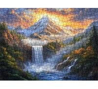 Puzzle 3000 pièces, Puzzle Impossible Adultes 122 x 81 cm, Impression Haute Définition, Jeux Éducatifs, Puzzles Bois Anti-Stress pour Toute la Famille, Décor Murale, Paysage forêt-3 w0-415