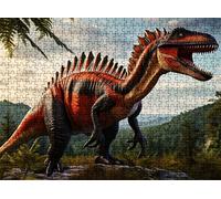 Puzzle 3000 pièces, Puzzle Impossible Adultes 122 x 81 cm, Impression Haute Définition, Jeux Éducatifs, Puzzles Bois Anti-Stress pour Toute la Famille, Décor Murale, Paysage Dinosaure w0-397