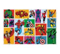 Puzzle 3000 pièces Retro Marvel, Adultes et enfants dès 14 ans, Puzzle de qualité supérieure, Collection Mes Héros, 12001549, Nathan