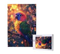 Puzzle 3000 Pieces Rêve Grand Puzzle Classiques en Bois pour Adultes, Jeux Amusants/Colorés/Impossible/Difficiles, Cadeau d'anniversaire de Festivals pour la Famille Amis - Perroquet 2T-1986