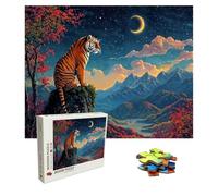 Puzzle 3000 Pièces Tigre Puzzle Adulte Grand 122 X 81 cm, Paysage Puzzles Jeu éDucatif Défi, 3000 Pièces Jigsaw Puzzles Classiques pour Cadeau Femme Homme, Decoration Murale, Créatifs Adultes 8p-395