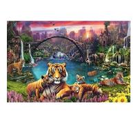 Ravensburger - Puzzle Adulte - Puzzle 3000 pièces - Tigres au Lagon - Adultes et Enfants à partir de 14 Ans - Puzzle de qualité supérieure fabriqué en Europe - Animaux Sauvages - 16719