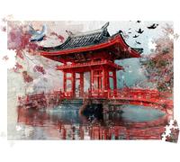 Puzzle 3000P Pièces Architecture Rétro, Puzzles Bois 48 x 31.9 in, l0-287 | Puzzles Classiques, Jeux de Puzzle pour Toute la Famille, Cadeaux pour Hommes, Jeu Anti-Stress avec Poster, Décor Salon