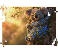 Puzzle 3000P Pièces Koala Animal, Puzzles Bois 48 x 31.9 in, l0-326 | Puzzles Classiques, Jeux de Puzzle pour Toute la Famille, Cadeaux pour Hommes, Jeu Anti-Stress avec Poster, Décor Salon