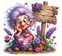Puzzle 35 Pièces Adultes Grand Mère Fleur, Jeu éducatif Défi Jouets Divertissement Créatif, Puzzle Adulte 35 Pieces 30x30 cm