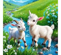 Puzzle 35 pièces Moutons des Champs Verts,Puzzles pour Adultes Jeux d'activités Familiales,Puzzle à Faire Soi-même pour Décoration Murale de la Maison